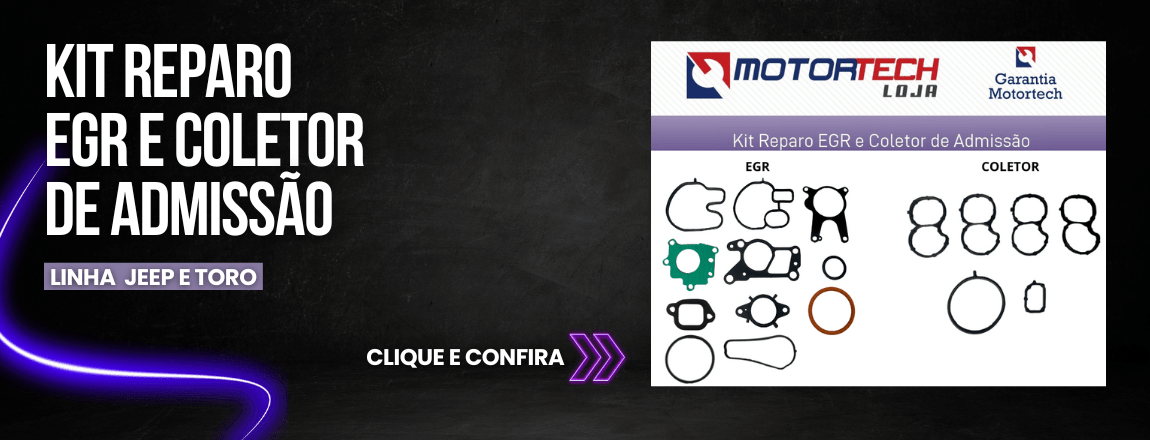 KIT REPARO EGR E COLETOR DE ADMISSÃO