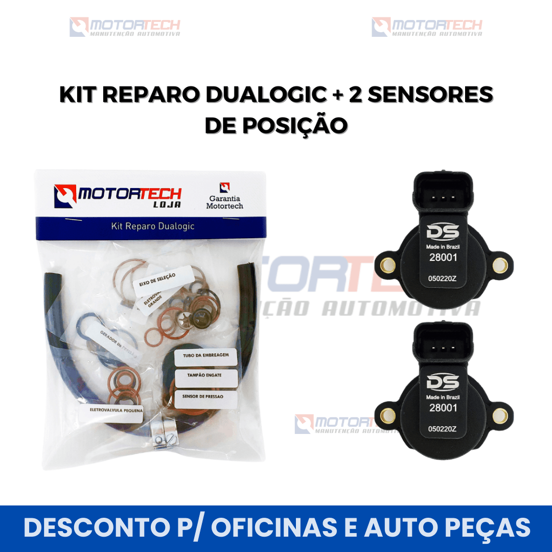 kit reparo dualogic + 2 sensores de posição