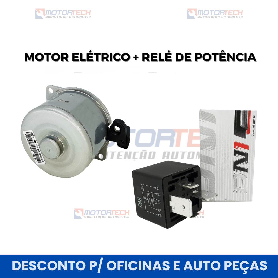 MOTOR ELÉTRICO + RELÉ DE POTÊNCIA 