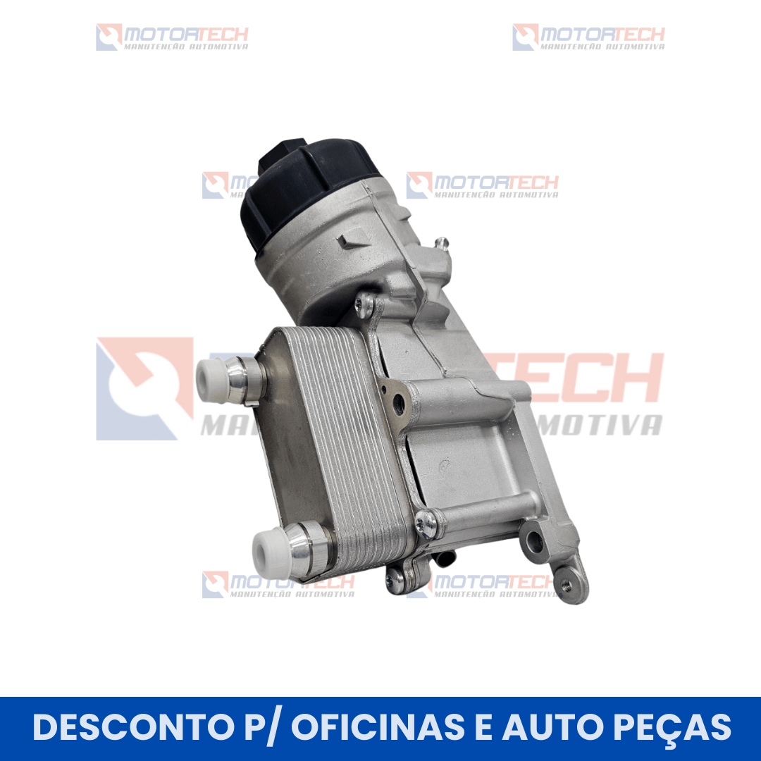 CONJUNTO SUPORTE FILTRO/TROCADOR DO MOTOR SAÍDA COM TUBO