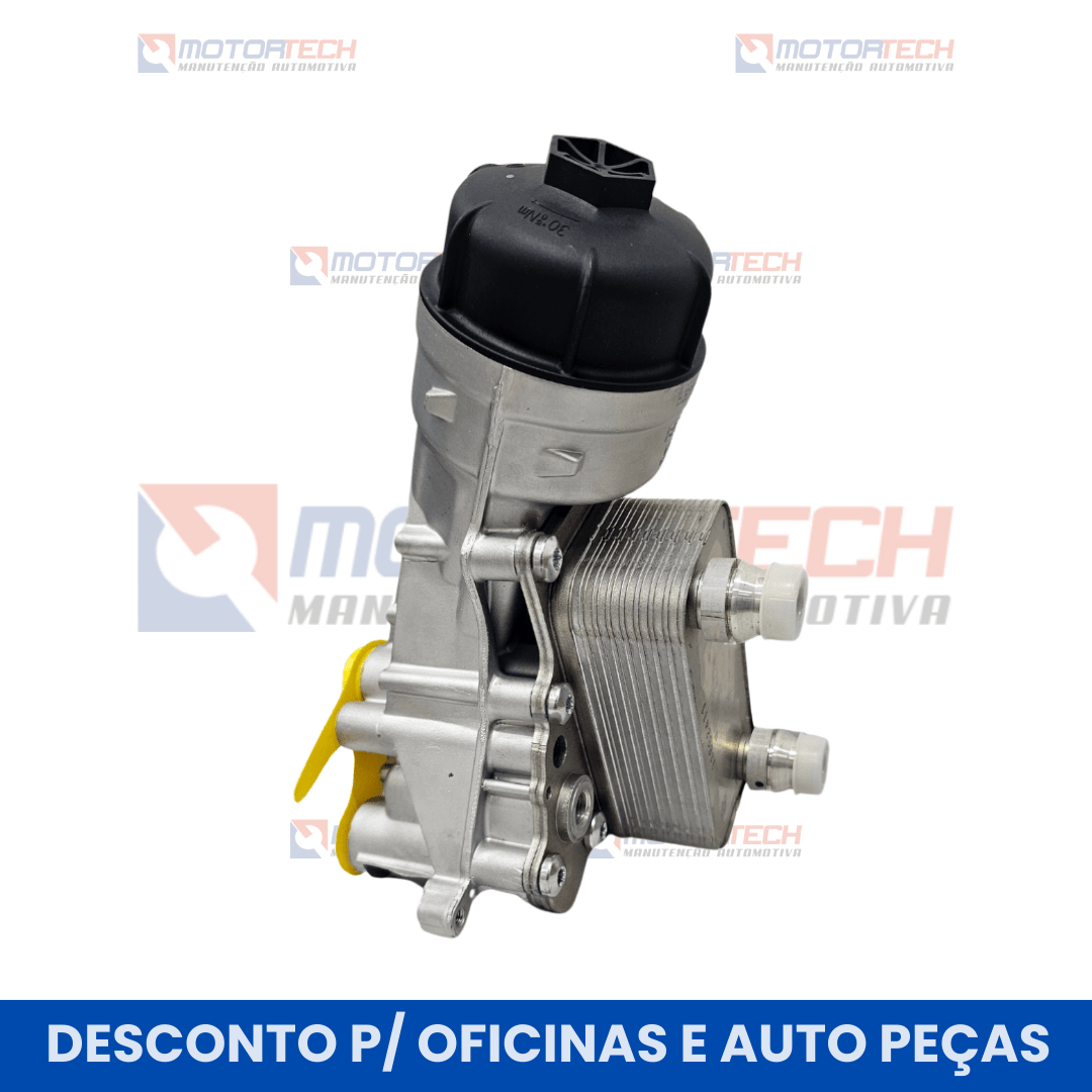 CONJUNTO SUPORTE FILTRO/TROCADOR MOTOR SAÍDA CURTA