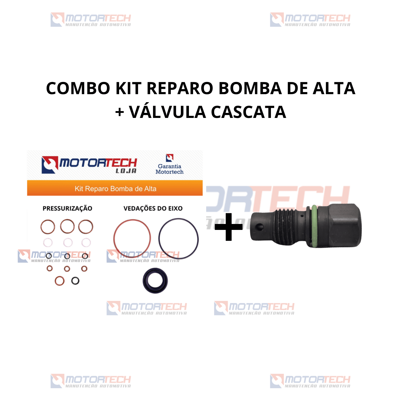 COMBO KIT REPARO BOMBA DE ALTA + VÁLVULA CASCATA
