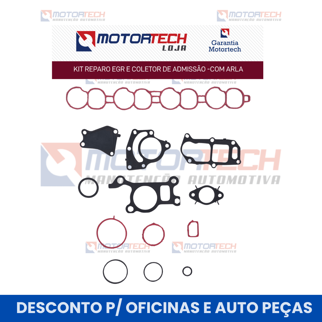 KIT REPARO EGR E COLETOR DE ADMISSÃO - COM ARLA