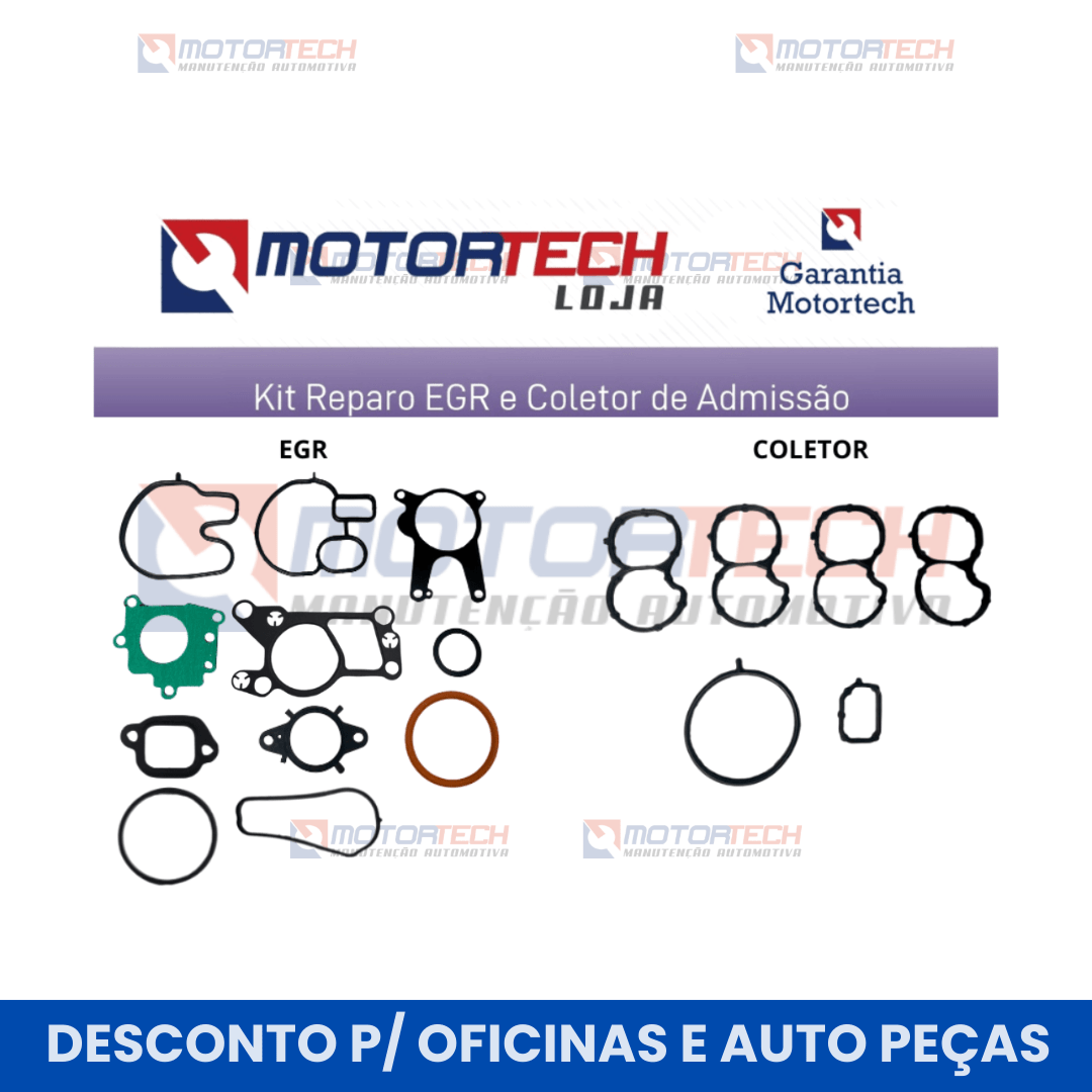 KIT REPARO EGR E COLETOR DE ADMISSÃO (SEM ARLA)
