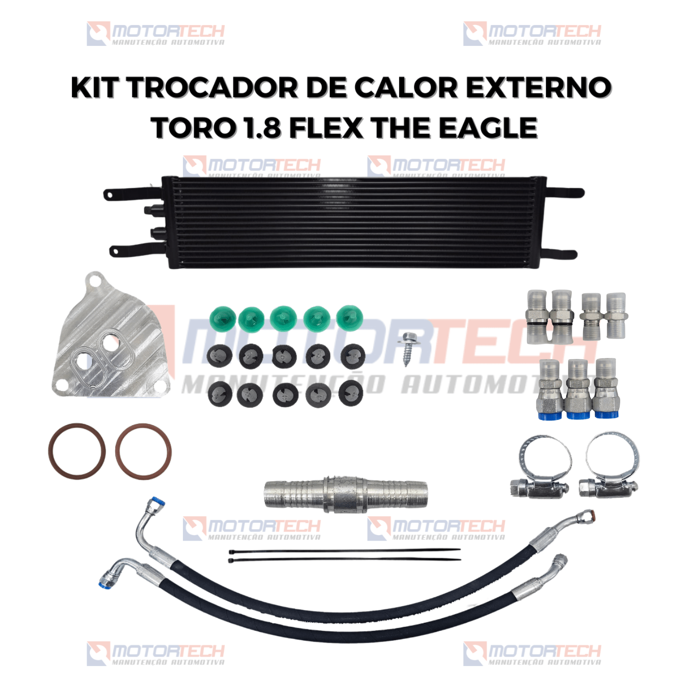 KIT TROCADOR DE CALOR EXTERNO TORO 1.8 FLEX THE EAGLE