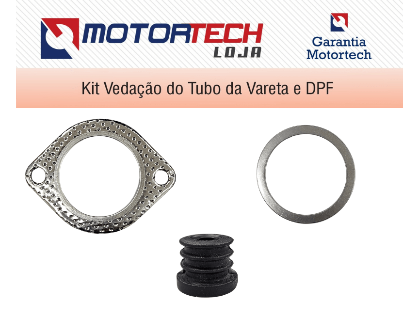 KIT VEDAÇÃO DO TUBO DA VARETA E DPF