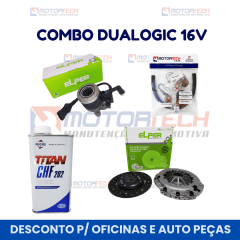 COMBO DUALOGIC 16v (embreagem e atuador Elper) DESCONTO EXCLUSIVO PARA CNPJ COMBO DUALOGIC 16v (embreagem e atuador Elper) DESCONTO EXCLUSIVO PARA CNPJ