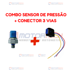 COMBO SENSOR DE PRESSÃO + CONECTOR 3 VIAS (SENSOR AZUL) COMBO SENSOR DE PRESSÃO + CONECTOR 3 VIAS (SENSOR AZUL)