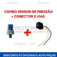 COMBO SENSOR DE PRESSÃO + CONECTOR 3 VIAS (SENSOR AZUL) COMBO SENSOR DE PRESSÃO + CONECTOR 3 VIAS (SENSOR AZUL)