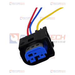 Conector 3 vias  Sensor de Pressão (SENSOR AZUL).