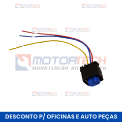 Conector 3 vias  Sensor de Pressão (SENSOR AZUL).