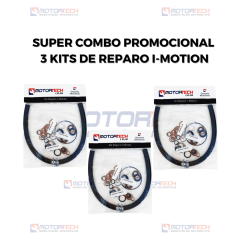 super combo promocional 3 kits de reparo i-motion super combo promocional 3 kits de reparo i-motion