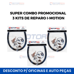 super combo promocional  3 kits de reparo i-motion