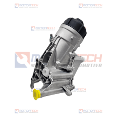 CONJUNTO SUPORTE FILTRO/TROCADOR DO MOTOR SAÍDA COM TUBO