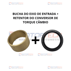 Combo BUCHA DO EIXO DE ENTRADA + RETENTOR DO CONVERSOR DE TORQUE CÂMBIO Combo BUCHA DO EIXO DE ENTRADA + RETENTOR DO CONVERSOR DE TORQUE CÂMBIO