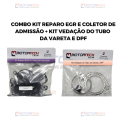 combo kit de reparo egr e coletor de admissão + kit vedação do tubo da vareta e dpf combo kit de reparo egr e coletor de admissão + kit vedação do tubo da vareta e dpf