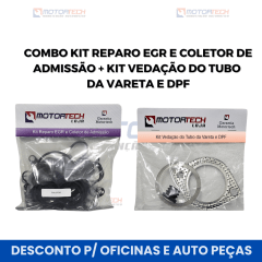 combo kit de reparo egr e coletor de admissão + kit vedação do tubo da vareta e dpf combo kit de reparo egr e coletor de admissão + kit vedação do tubo da vareta e dpf