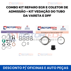 combo kit de reparo egr e coletor de admissão + kit vedação do tubo da vareta e dpf combo kit de reparo egr e coletor de admissão + kit vedação do tubo da vareta e dpf