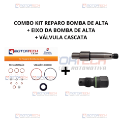 COMBO KIT REPARO BOMBA DE ALTA + EIXO DA BOMBA DE ALTA +VÁLVULA CASCATA COMBO KIT REPARO BOMBA DE ALTA + EIXO DA BOMBA DE ALTA +VÁLVULA CASCATA