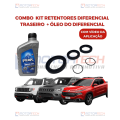 COMBO KIT RETENTORES DO DIFERENCIAL TRASEIRO + ÓLEO DO DIFERENCIAL COMBO KIT RETENTORES DO DIFERENCIAL TRASEIRO + ÓLEO DO DIFERENCIAL