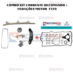 COMBO KIT CORRENTE DE COMANDO + VEDAÇÕES MOTOR T270 COMBO KIT CORRENTE DE COMANDO + VEDAÇÕES MOTOR T270