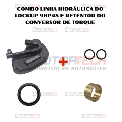 COMBO LINHA HIDRÁULICA DO LOCKUP 9HP48 E RETENTOR DO CONVERSOR DE TORQUE