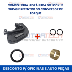 COMBO LINHA HIDRÁULICA DO LOCKUP 9HP48 E RETENTOR DO CONVERSOR DE TORQUE