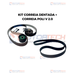 KIT CORREIA DENTADA + CORREIA POLI V 2.0 DIESEL KIT CORREIA DENTADA + CORREIA POLI V 2.0 DIESEL