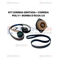 KIT CORREIA DENTADA + CORREIA POLI V+ BOMBA D'ÁGUA 2.0 DIESEL KIT CORREIA DENTADA + CORREIA POLI V+ BOMBA D'ÁGUA 2.0 DIESEL