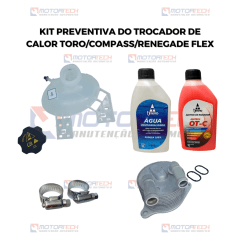 KIT PREVENTIVA DO TROCADOR DE CALOR TORO/ COMPASS/ RENEGADE FLEX KIT PREVENTIVA DO TROCADOR DE CALOR TORO/ COMPASS/ RENEGADE FLEX