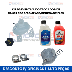 KIT PREVENTIVA DO TROCADOR DE CALOR TORO/ COMPASS/ RENEGADE FLEX KIT PREVENTIVA DO TROCADOR DE CALOR TORO/ COMPASS/ RENEGADE FLEX