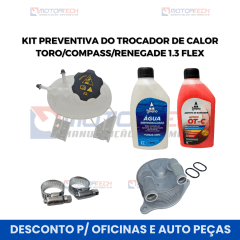 KIT PREVENTIVA DO TROCADOR DE CALOR TORO/ COMPASS/ RENEGADE 1.3 FLEX KIT PREVENTIVA DO TROCADOR DE CALOR TORO/ COMPASS/ RENEGADE 1.3 FLEX