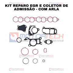 KIT REPARO EGR E COLETOR DE ADMISSÃO - COM ARLA
