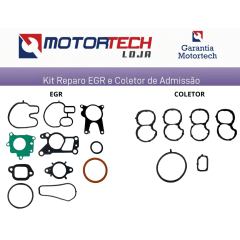 KIT REPARO EGR E COLETOR DE ADMISSÃO KIT REPARO EGR E COLETOR DE ADMISSÃO