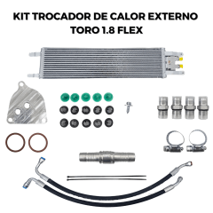 KIT TROCADOR DE CALOR EXTERNO TORO 1.8 FLEX