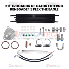 KIT TROCADOR DE CALOR EXTERNO RENEGADE 1.3 FLEX THE EAGLE - T270