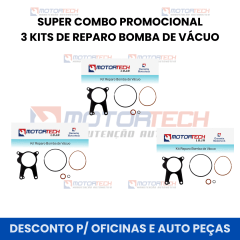 SUPER COMBO PROMOCIONAL 3 KITS DE REPARO BOMBA DE VÁCUO SUPER COMBO PROMOCIONAL 3 KITS DE REPARO BOMBA DE VÁCUO
