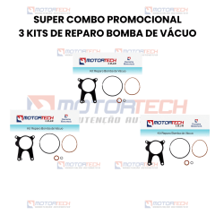 SUPER COMBO PROMOCIONAL 3 KITS DE REPARO BOMBA DE VÁCUO SUPER COMBO PROMOCIONAL 3 KITS DE REPARO BOMBA DE VÁCUO